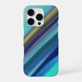 Diepe zee-oceantinten van blauw iPhone 16 pro hoesje