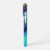 Diepe zee-oceantinten van blauw iPhone hoesje (Linkerkant)