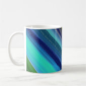 Diepe zee-oceantinten van blauw koffiemok (Links)