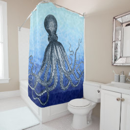 Diepe Zee Octopus Douchegordijn