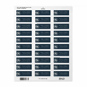 Diepe Zee Return Address Label (Full Sheet)