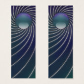 Diepe Zee Spirals Bladwijzer Mini Visitekaartjes (Voorkant /achterkant)