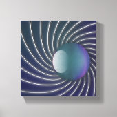 Diepe Zee — Spirals Canvas afdrukken (Voorkant)