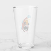 Diepe Zee vis Glas (Achterkant)