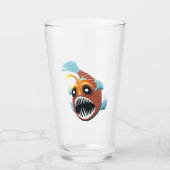 Diepe Zee vis Glas (Voorkant)