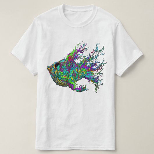 Diepe Zee Vis T-shirt (Design voorkant)