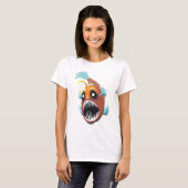 Diepe Zee vis T-shirt (Voorkant volledig)