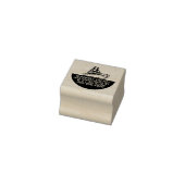 Diepe zee vissersboot zakelijk adres marketing rubberstempel (Stempel)