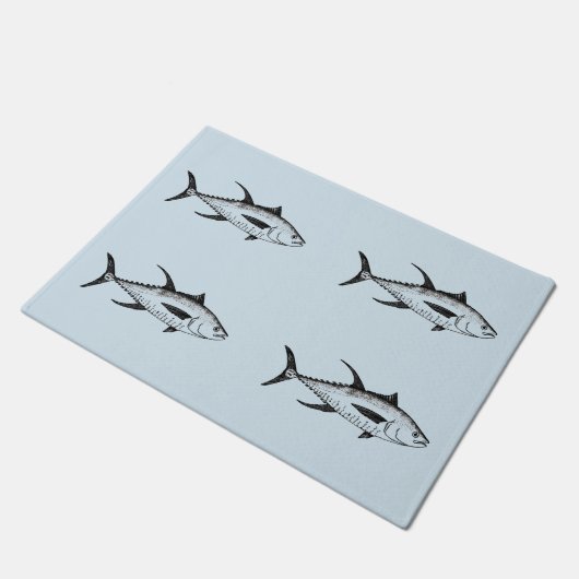 Diepe Zee Vist - geelvintonijn Deurmat (Schuin)