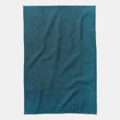 Diepe Zee Waterverf - Donkerblauw Blauwgroen en Aq Theedoek (Verticaal)