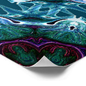 Diepe Zeeen bloemen..... Poster (Hoek)