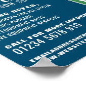 Diepe Zeeen duikers, Scuba-duikles Adverteren Poster (Hoek)