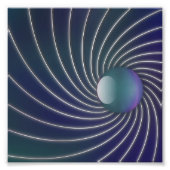 Diepe Zeeen - Spirals Foto afdrukken (Voorkant)