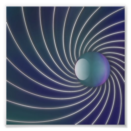 Diepe Zeeen - Spirals Foto afdrukken (Voorkant)