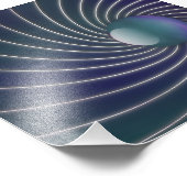 Diepe Zeeen - Spirals Foto afdrukken (Hoek)