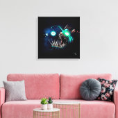 Diepe zeevisserij canvas afdruk (Insitu (Woonkamer))