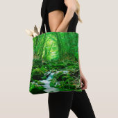 Diepe zomerbossen, backwood,deep,deep,flow,l tote bag (Dichtbij)
