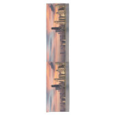 Diepe Zonsondergang Chicago Korte Tafelloper (Voorkant)