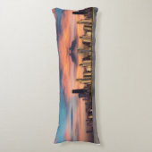 Diepe zonsondergang in Chicago Lichaamskussen (Voorkant Verticaal)