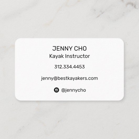 Diepe zwarte inktverfstreep water voor penseelstre visitekaartje (Achterkant)