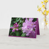 DiepeCondoleancesRhod-aanpassen voor elke gelegenh Kaart (Gele Bloem)