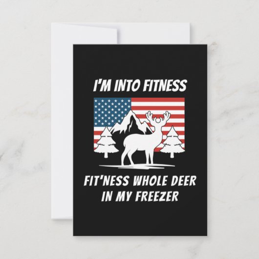 Dieper in mijn vriezer - meer honger bedankkaart (Voorkant)