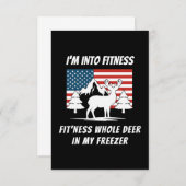 Dieper in mijn vriezer - meer honger bedankkaart (Voorkant / Achterkant)