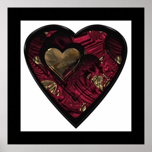 "diepere en diepere"* poster (Voorkant)