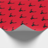 Diepere hoofden uw achtergrondkleur cadeaupapier (Hoek)