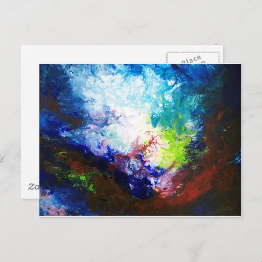 diepere stroom briefkaart (Voorkant / Achterkant)