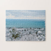 Diepgevroren bomen legpuzzel (Horizontaal)