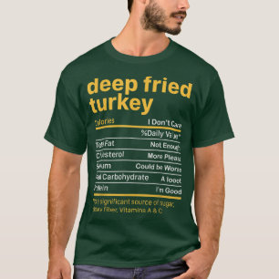 Diepgevroren kalkoen voedingsfeiten Thanksgiving F T-shirt