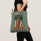 Diepgewortelde wortelgroenten Boerderij Tote Bag (Dichtbij)