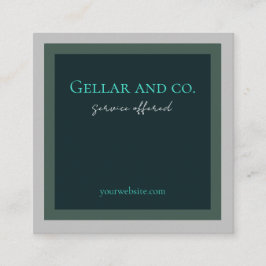 Diepgroen Visitekaartje