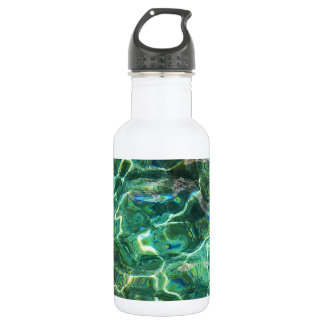 Diepgroene zoete wateren waterfles