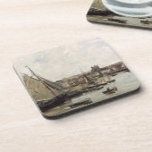 Dieppe, 1875 (olie op het paneel) drankjes onderzetter (Linkerzijde)