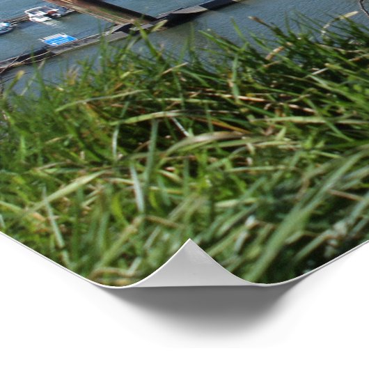 Dieppe Harbour, Normandy, Frankrijk; Poster (Hoek)