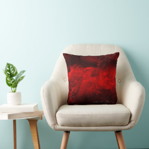 Dieprode decoratieve kussen
