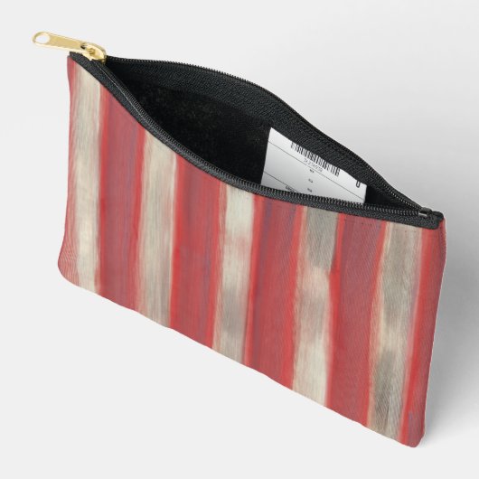 Dieprode draagtas etui (Open)
