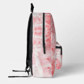 Dieprode Echo's Bedrukte Rugzak (Links)