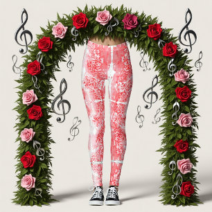 Dieprode Echo's Leggings