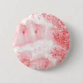 Dieprode Echo's Ronde Button 5,7 Cm (Voorkant)