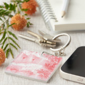 Dieprode Echos Sleutelhanger (Voorkant Rechts)