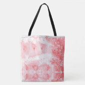 Dieprode Echo's Tote Bag (Voorkant)