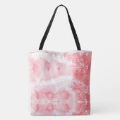 Dieprode Echo's Tote Bag (Achterkant)