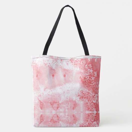 Dieprode Echo's Tote Bag (Achterkant)