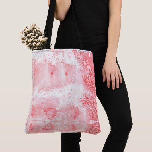 Dieprode Echo's Tote Bag (Dichtbij)