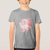 Dieprode Echo's Tri-Blend Shirt (Voorkant)