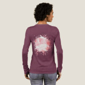 Dieprode Echo's Tri-Blend Shirt (Achterkant)