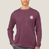 Dieprode Echo's Tri-Blend Shirt (Voorkant volledig)